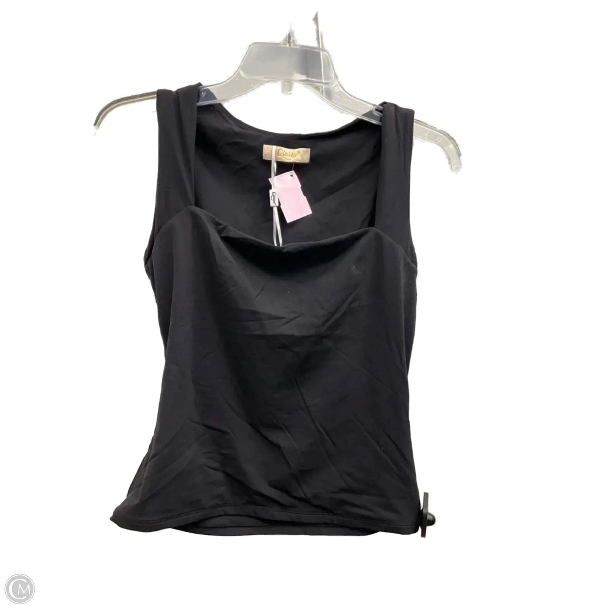 American Ease TearResistant Fabric Top Sleeveless By Clothes Mentor In Black, Size: Xl
