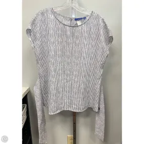 Top Sleeveless By Apt 9 In Striped Pattern, Size: L AntiPill Texture