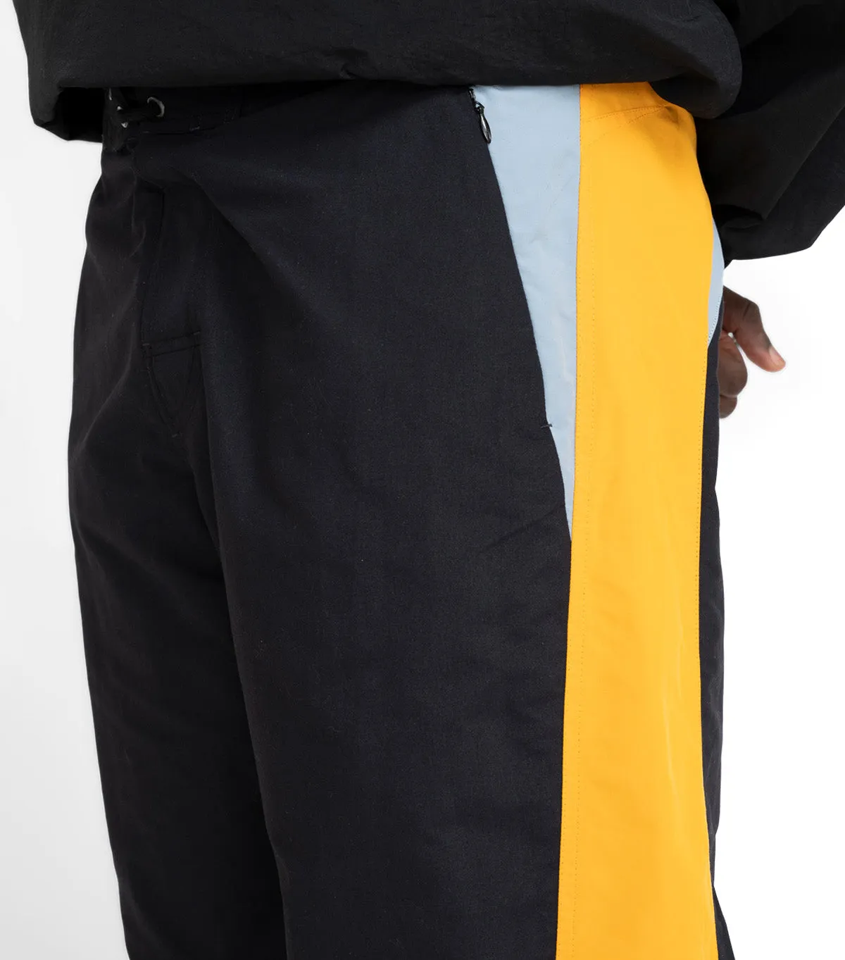 Martine Rose Board Short Trouser Black Orange Soft Jersey