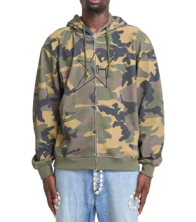 Stretch Fabric Carpet Company C-Star Thermal Zip Hoodie Camo