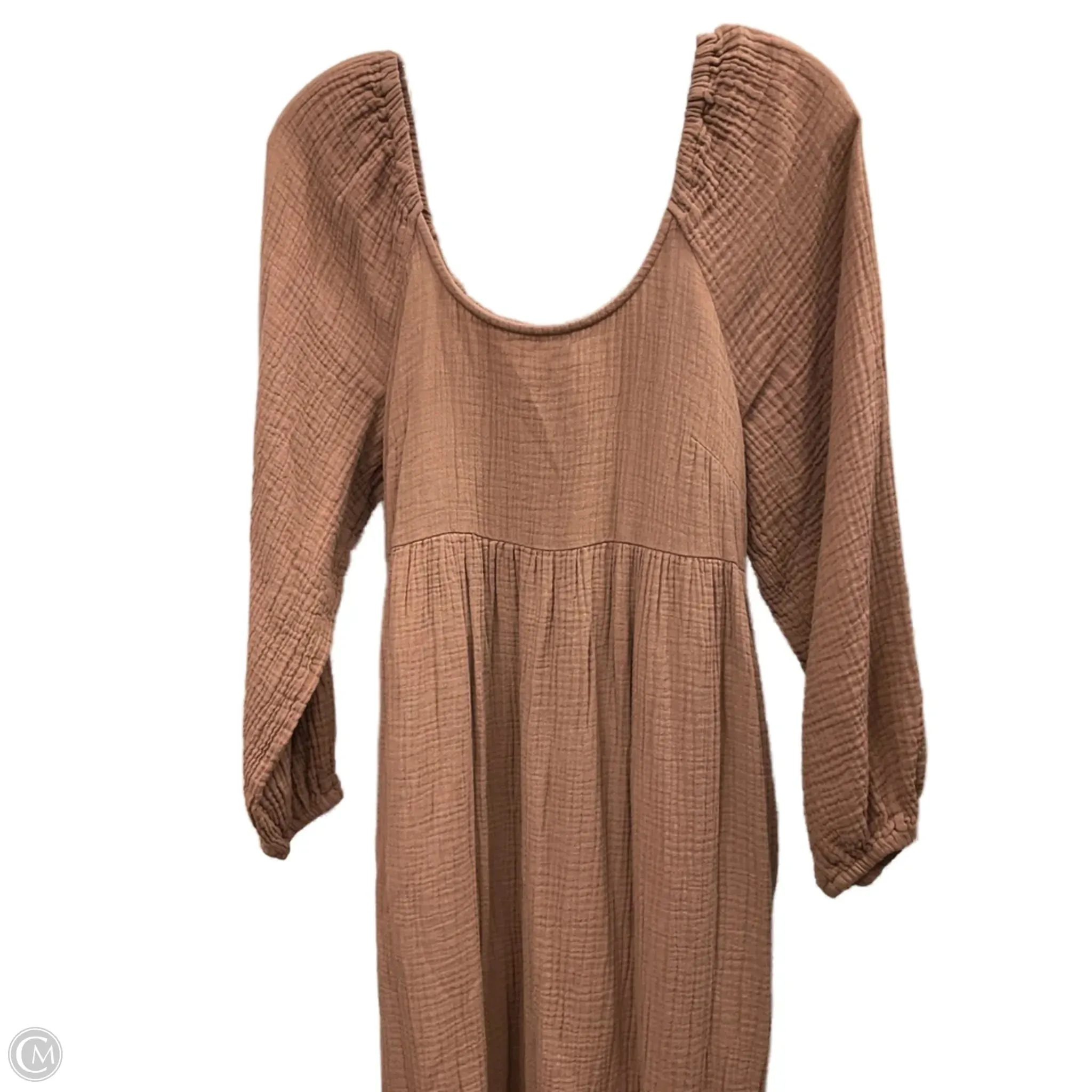 Royal Mode Lightweight insulation Dress Casual Maxi By Universal Thread In Brown, Size: M