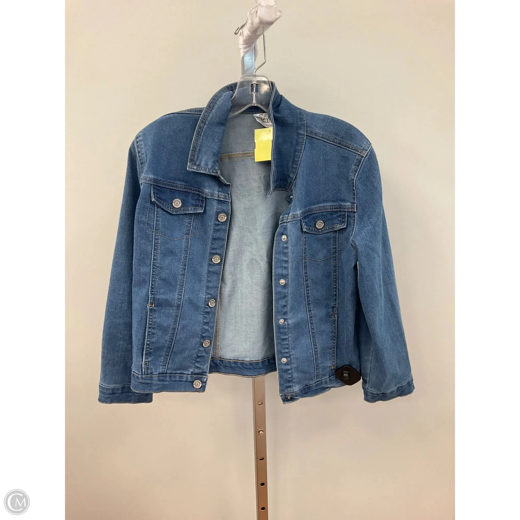 Jacket Denim By Clothes Mentor In Blue, Size: M EcoFriendlyTextiles Fall Mood