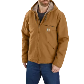 Air Move Men's Washed Duck Sherpa-Lined Jacket