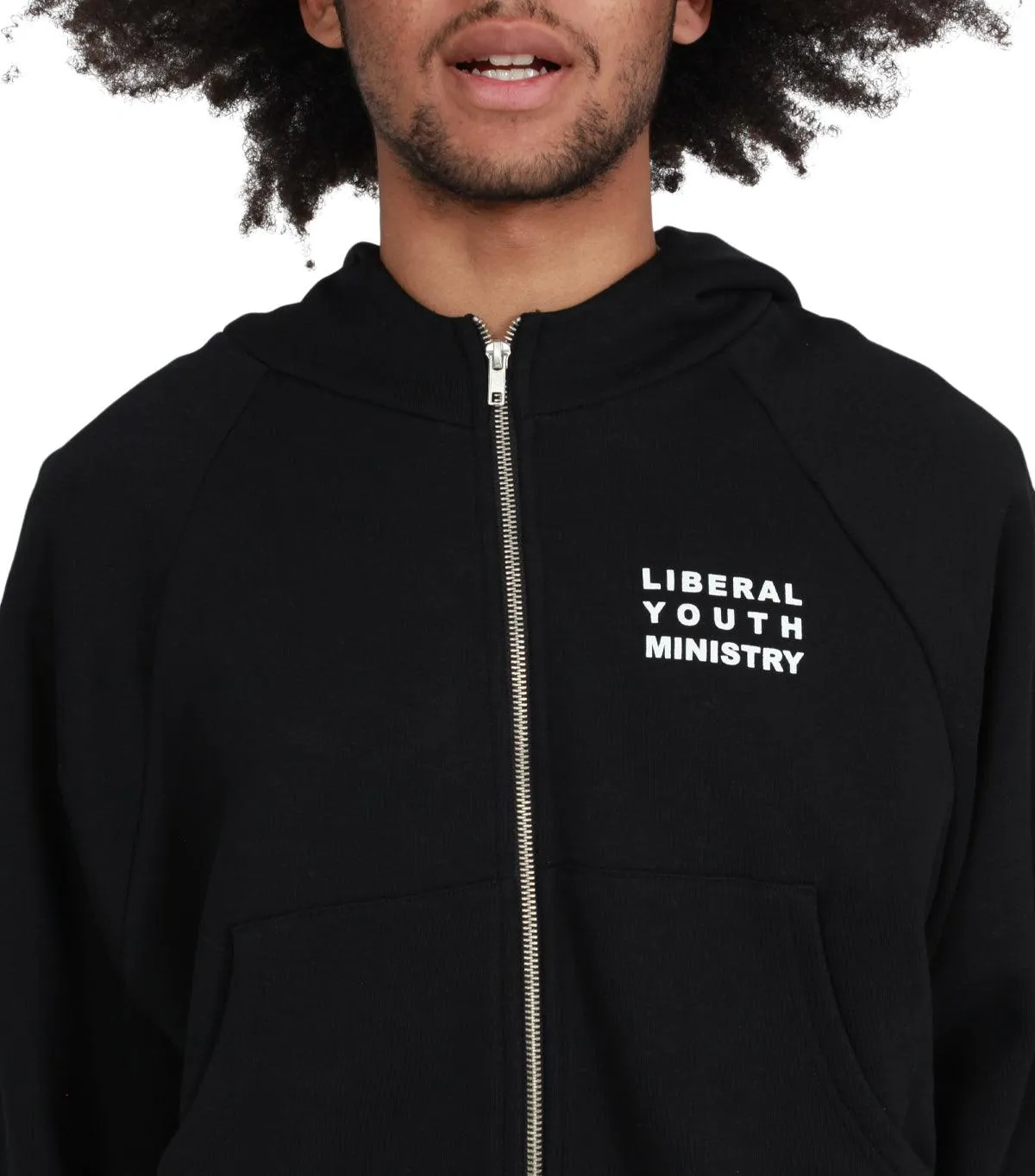 Ethic Core Shine Fit Liberal Youth Ministry Anim?? Zipped Hoodie Black