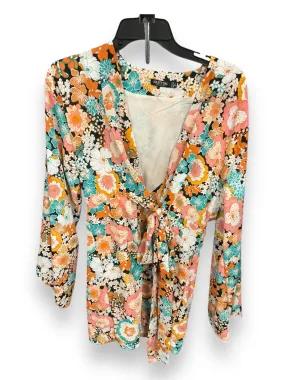 Dress Casual Short By Nasty Gal In Floral Print, Size: M Shimmer-Finish A-Line