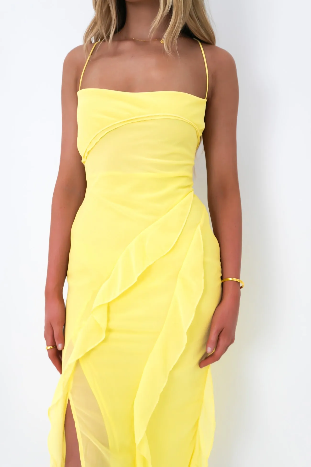Loz Maxi Dress Yellow Versatile sundress