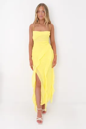 Natural Layers Loz Maxi Dress Yellow