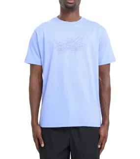Dime Glyph T-Shirt Light Indigo Boho Light