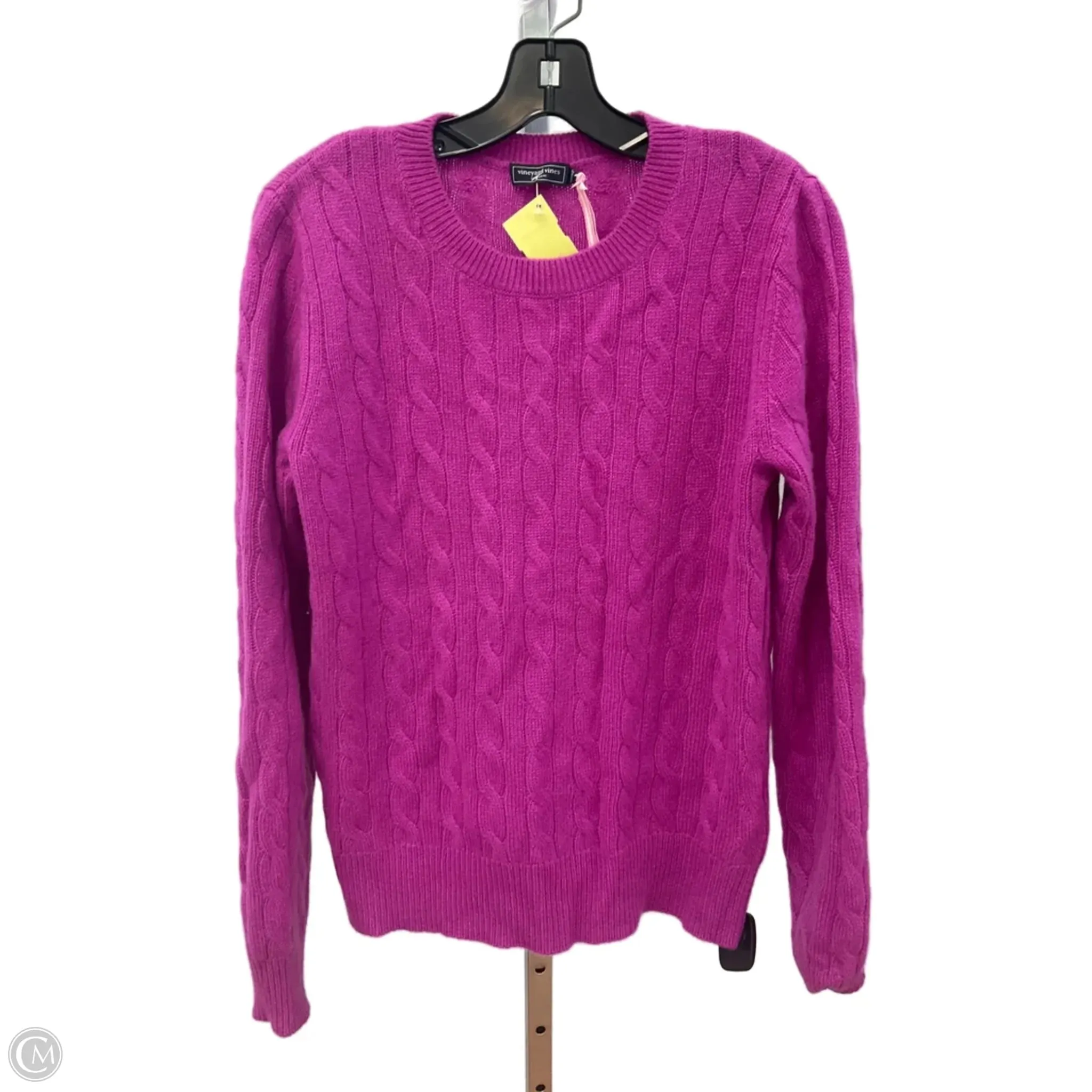 Midweight Four Way Stretch Sweater Cashmere By Vineyard Vines In Pink, Size: M