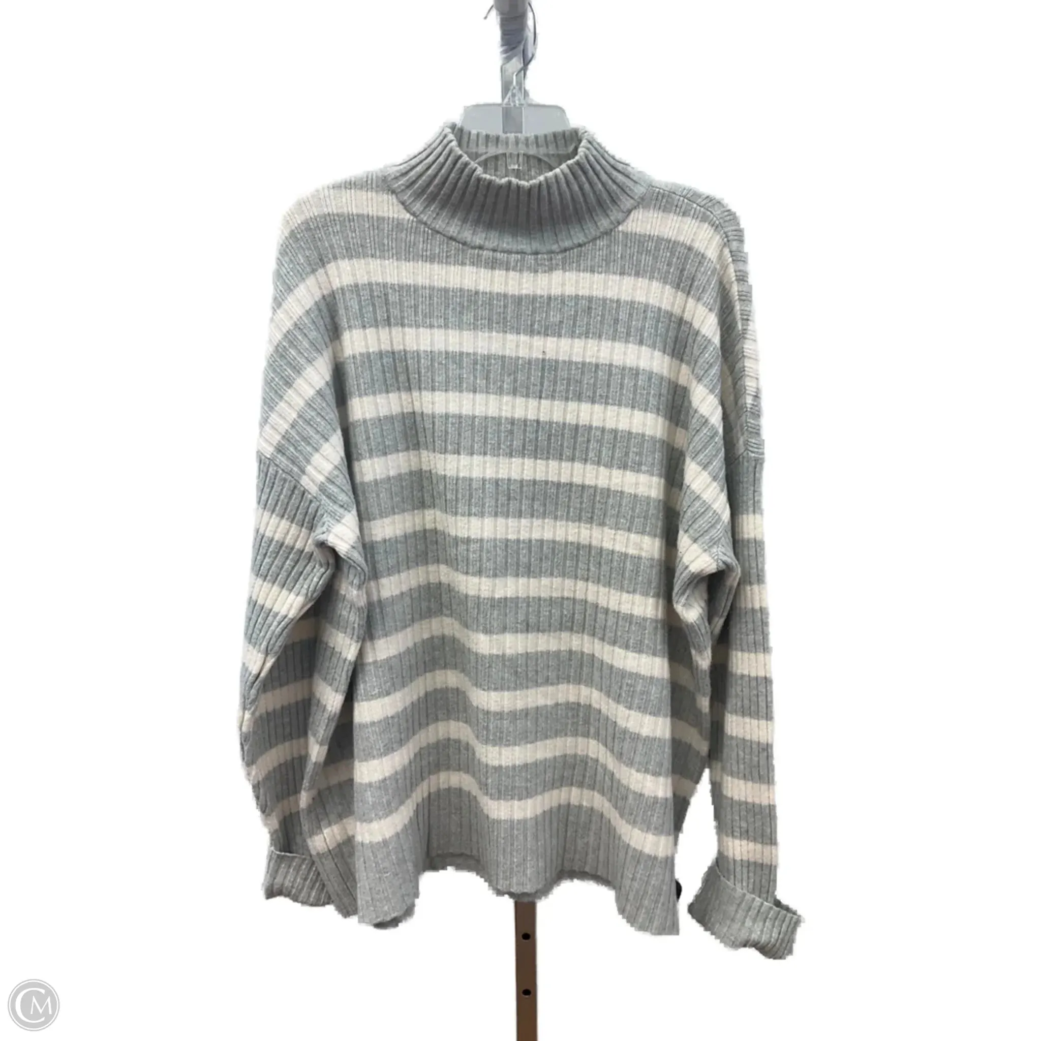 ComfortStretchFit Sweater By Loft In Striped Pattern, Size: Xl