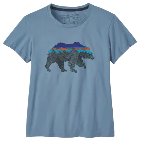 Women's Back for Good Organic Crew Tee Wool Fit DoubleLayered Structure