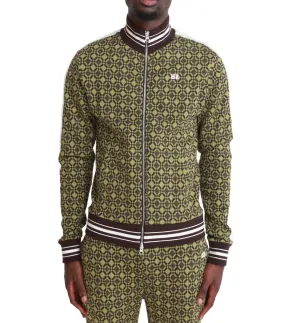 Wales Bonner Power Track Jacket Olive Brown Nature Glow