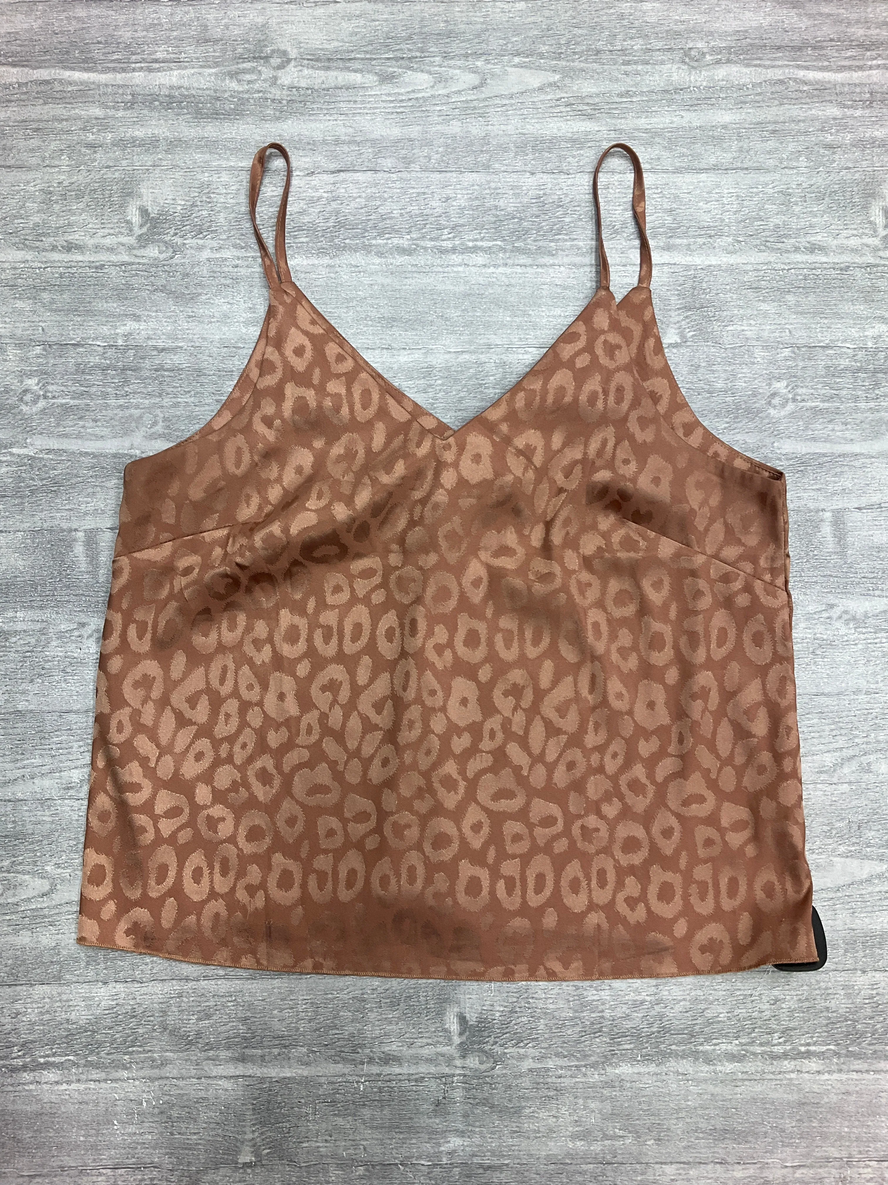 Top Cami By Shein In Animal Print, Size: L Ribbed Hem