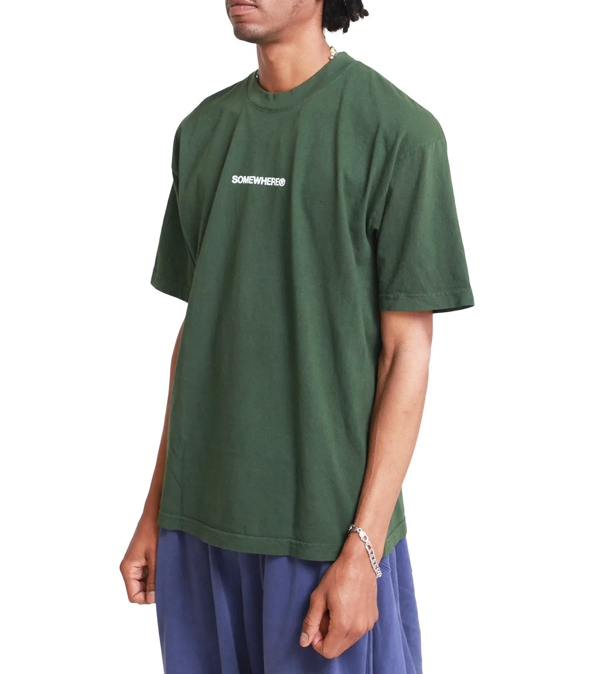 Translucent Soul River Core SOMEWHERE Original Logo T-Shirt Olive