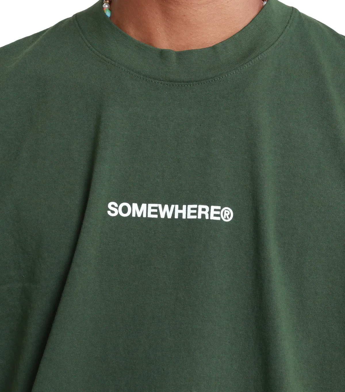 Global Glow SOMEWHERE Original Logo T-Shirt Olive