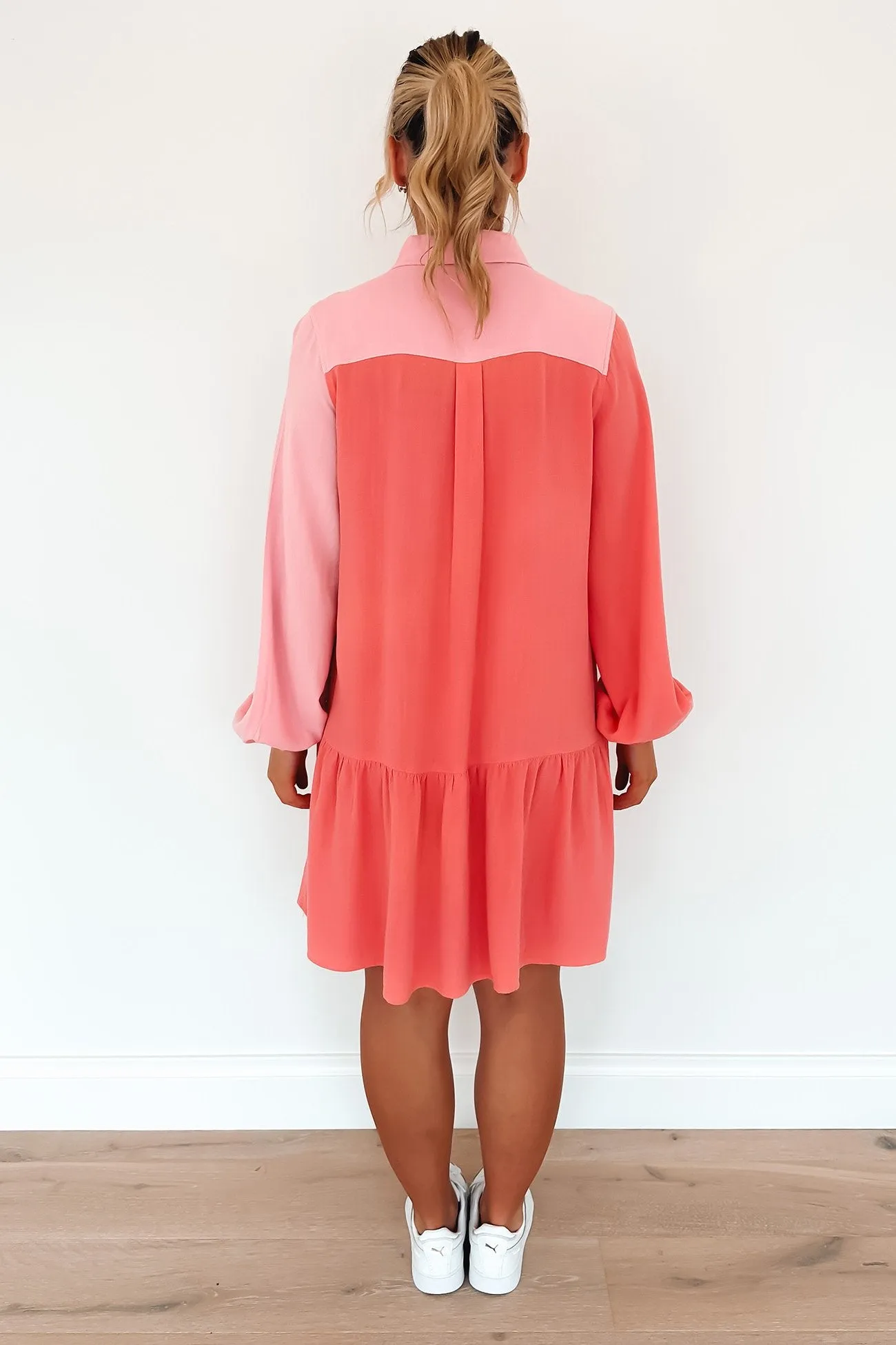 Logan Mini Dress Pink Basic Warm Everyday Use