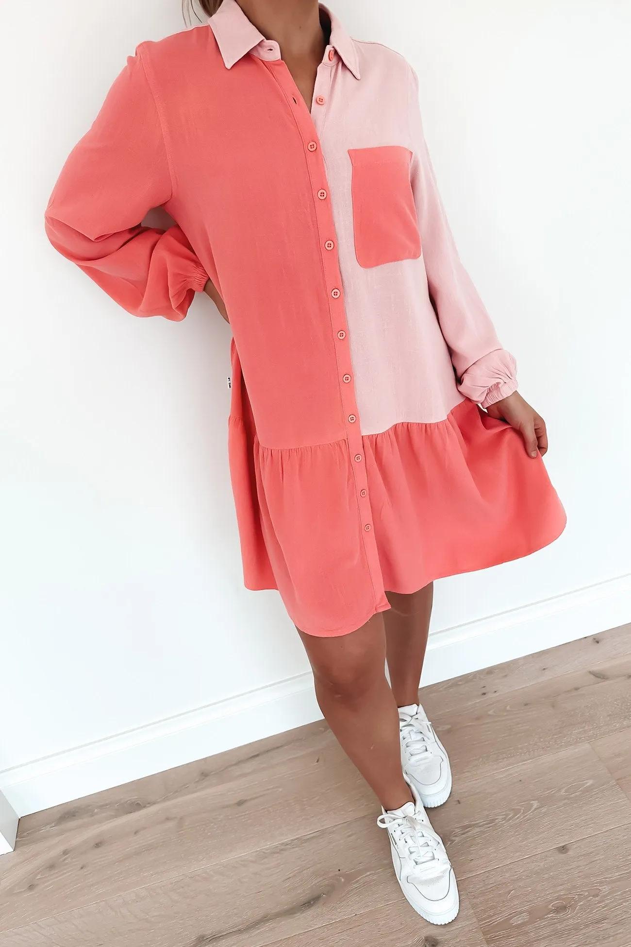 Travel Wear Logan Mini Dress Pink