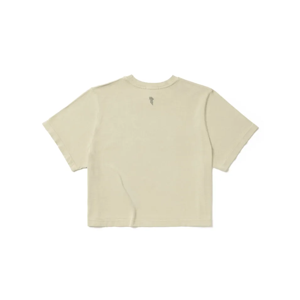LOGO CROP DUST GREEN Elegant and Relaxed Athletic Wear
