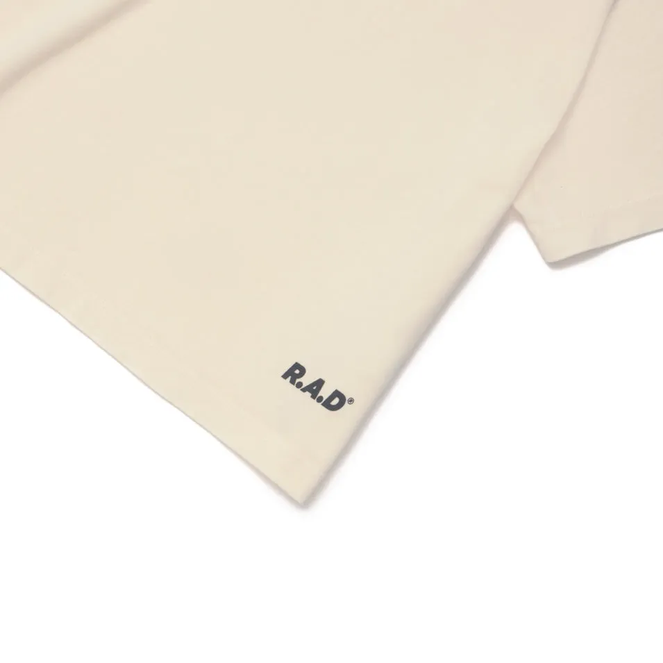 LOGO CROP TEE OFF WHITE Luxurious