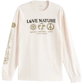 Love Nature Long Sleeve Tee Smile Ease Meeting Ready