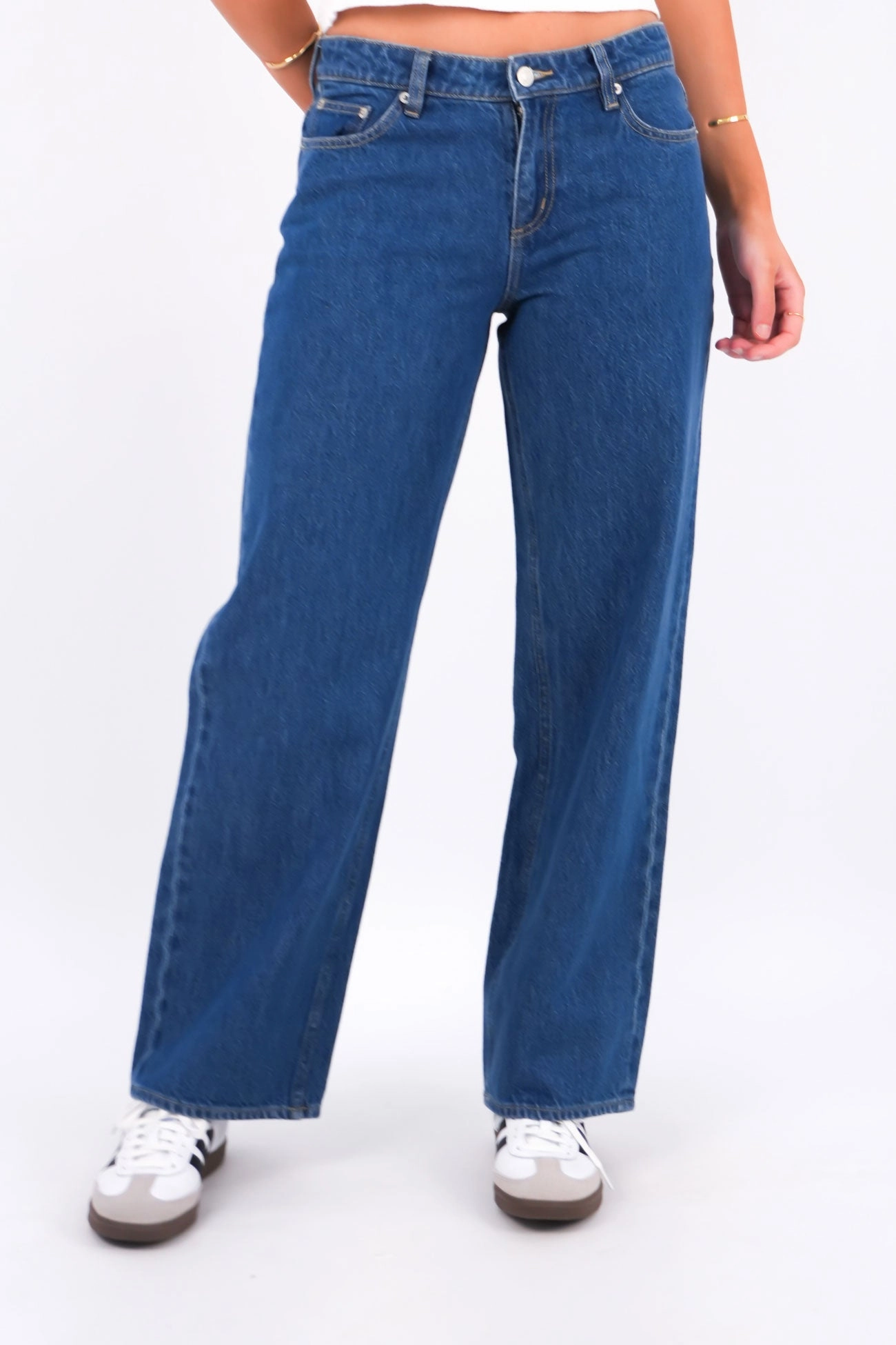 Low Baggy Jean Blue Quarter Petite Smart Layer