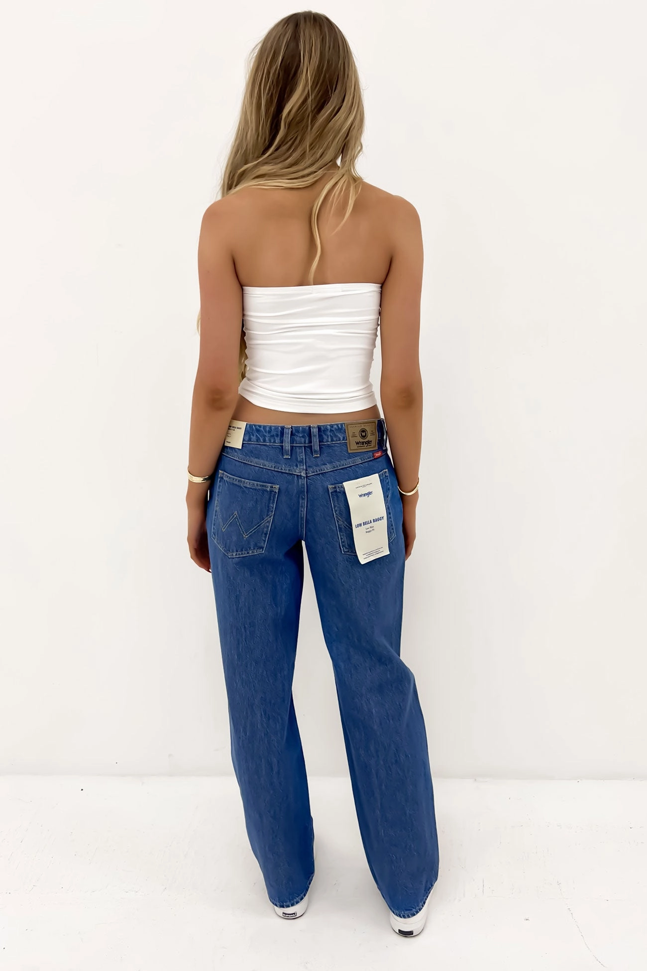 Stay Comfortable Low Bella Baggy Jean Lush Blue
