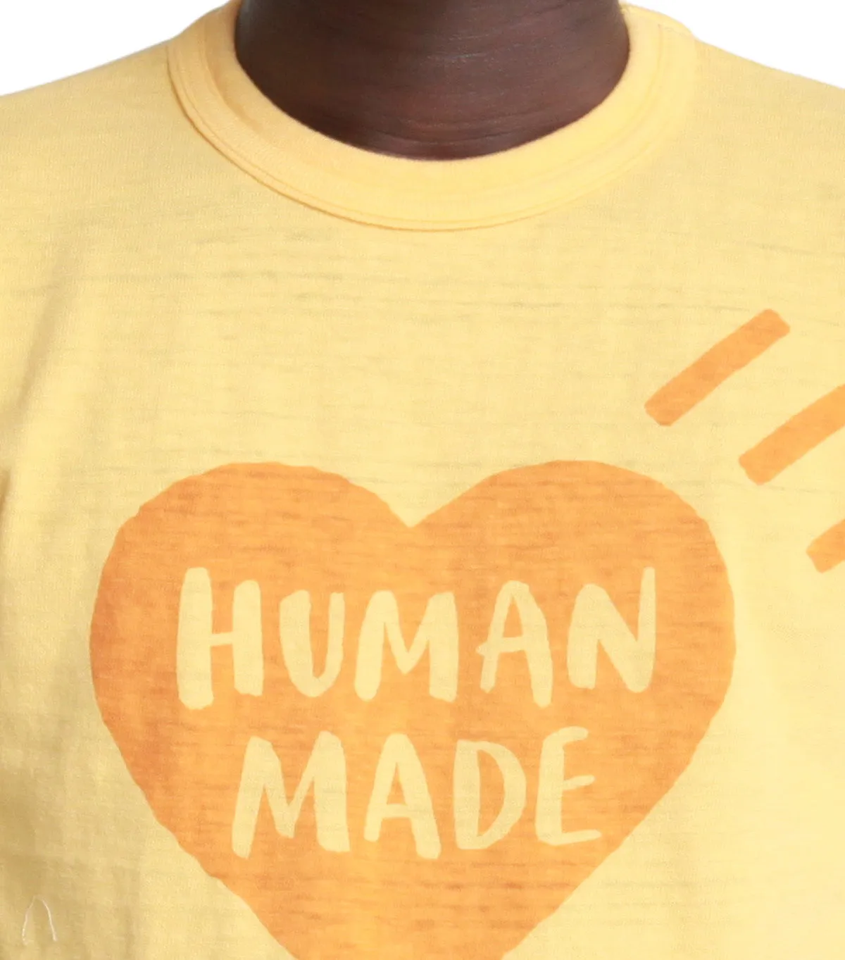 DoubleStitchReinforcement Human Made Color T-Shirt Orange
