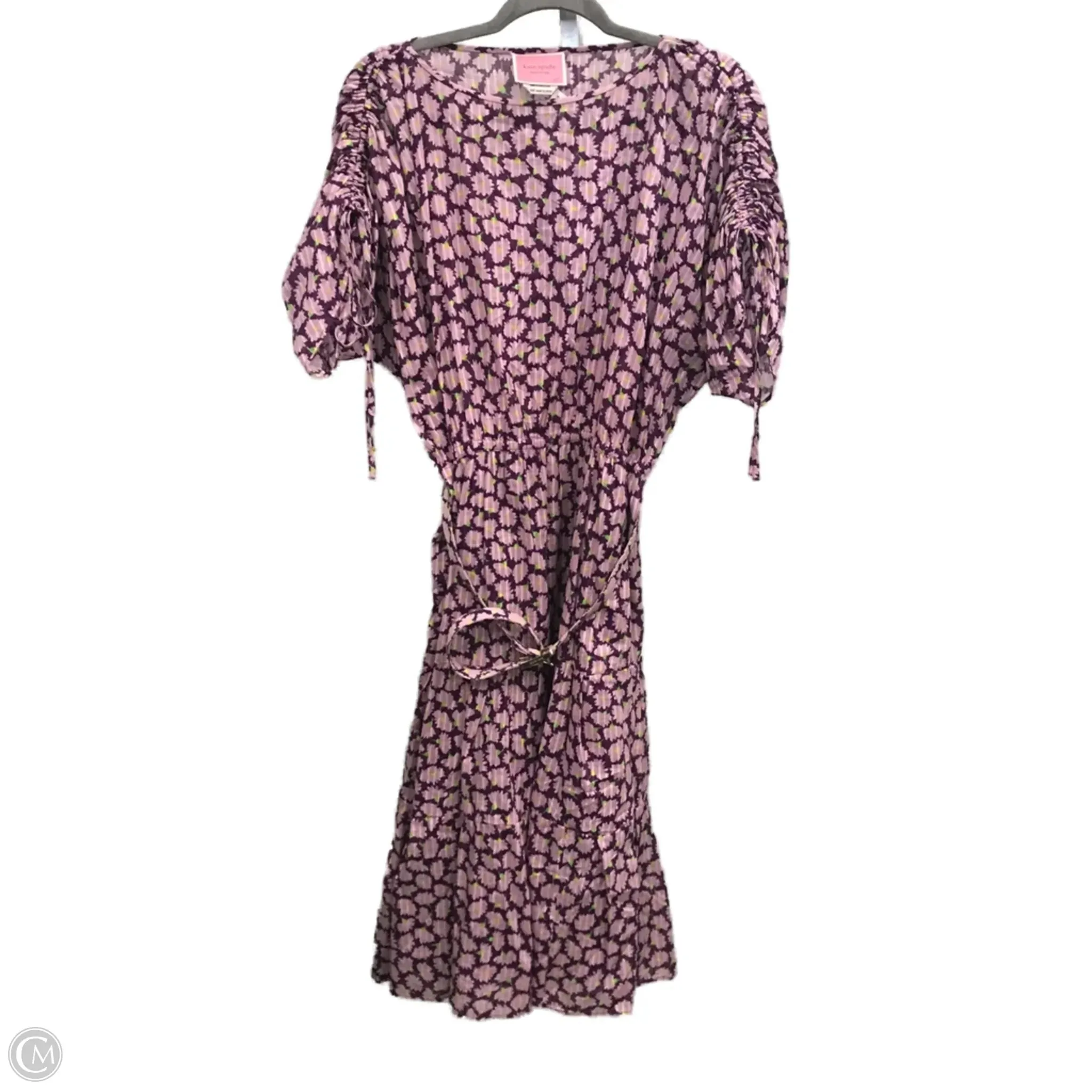 TensionAdjustedWaistband WrinkleFree Fabric Dress Designer By Kate Spade In Floral Print, Size: Xxl