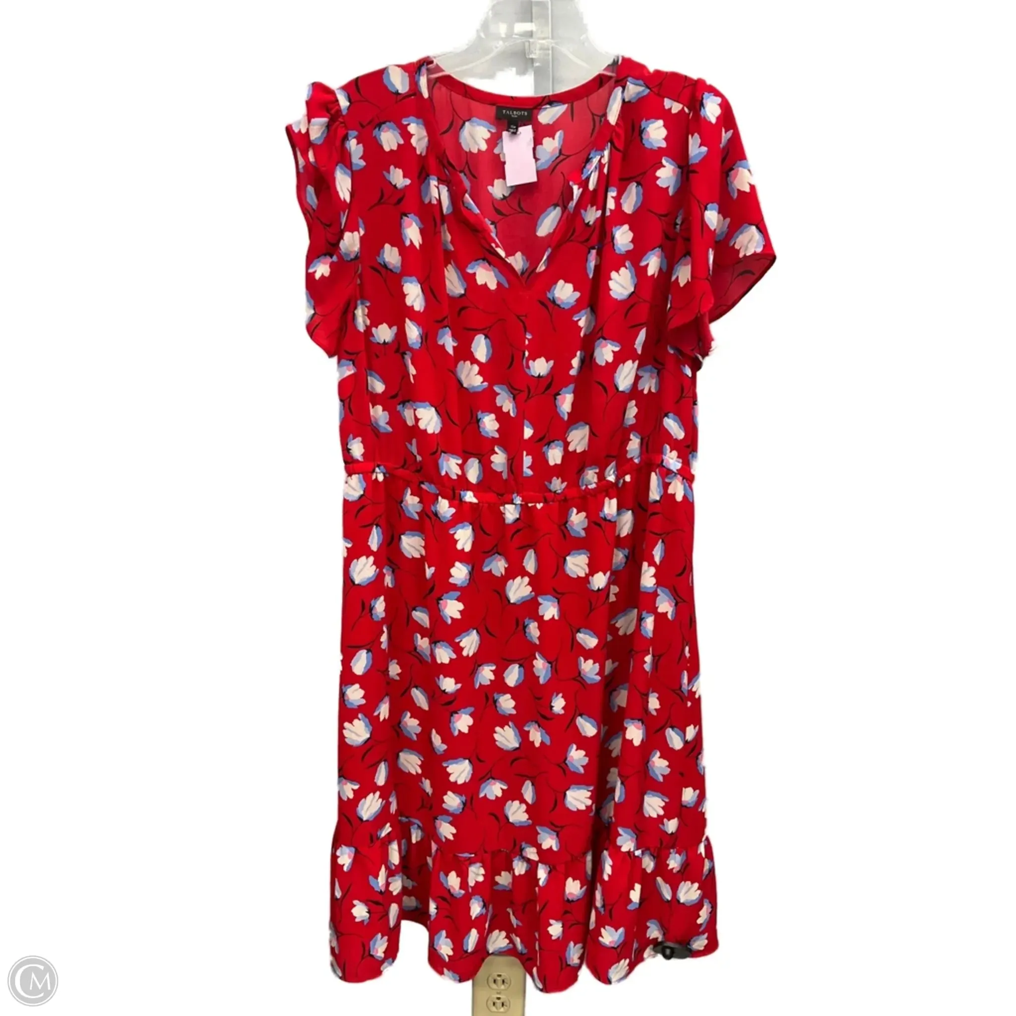 Dress Casual Midi By Talbots In Floral Print, Size: 16 Autumn Essential Smooth Motion