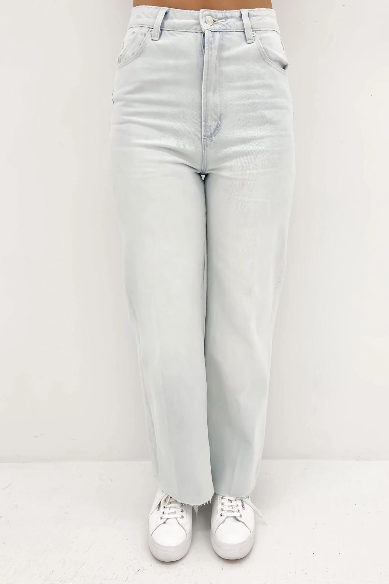 school wear Heidi Ankle Jean Ice Blue
