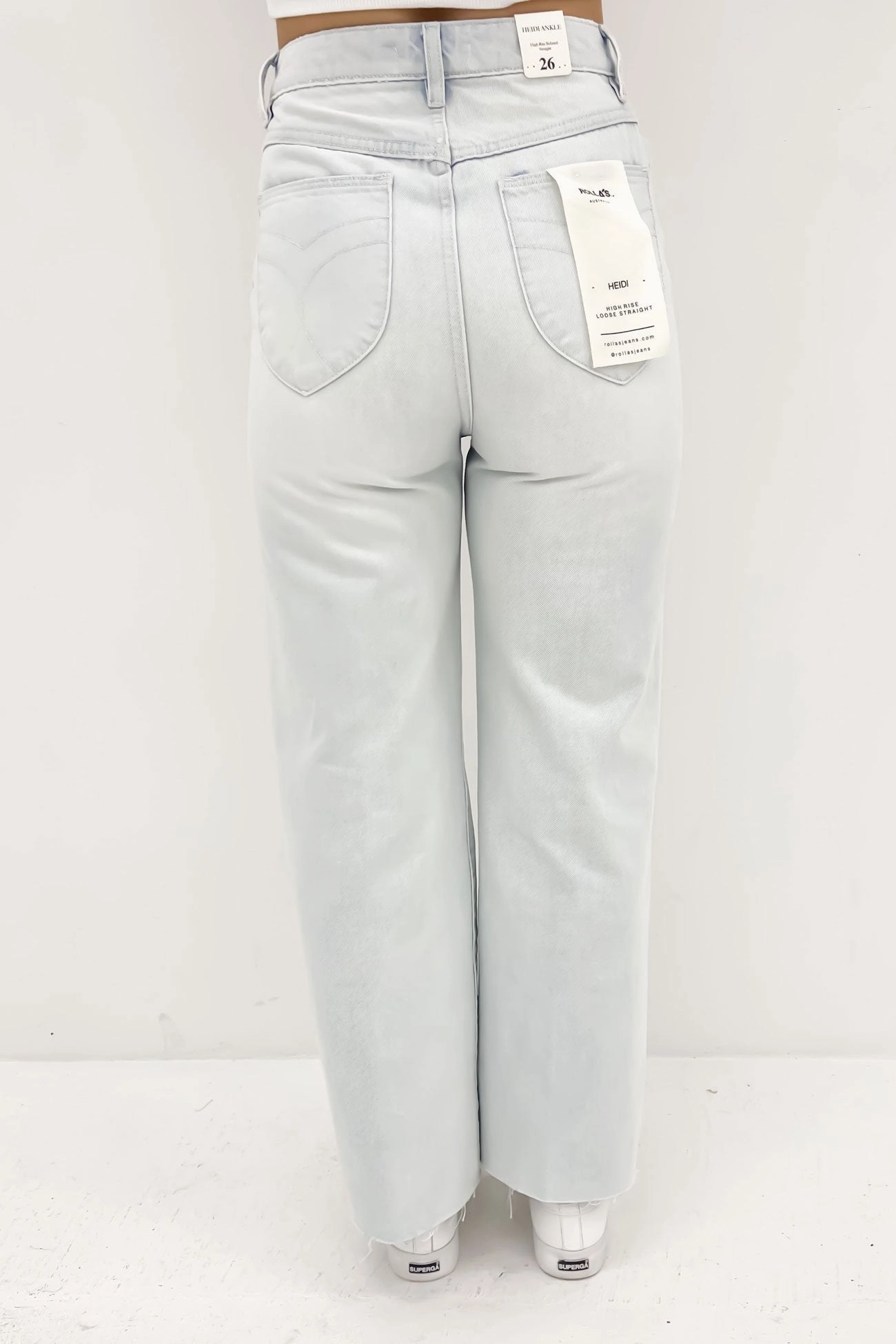 Morning Stroll Stretch Airy Touch Heidi Ankle Jean Ice Blue