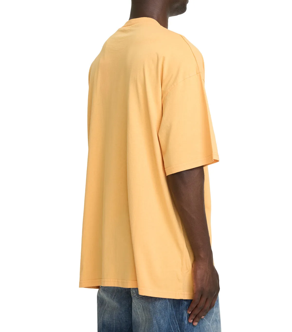 Ventilated Back Panel Martine Rose Short Sleeve Oversized T-Shirt Orange