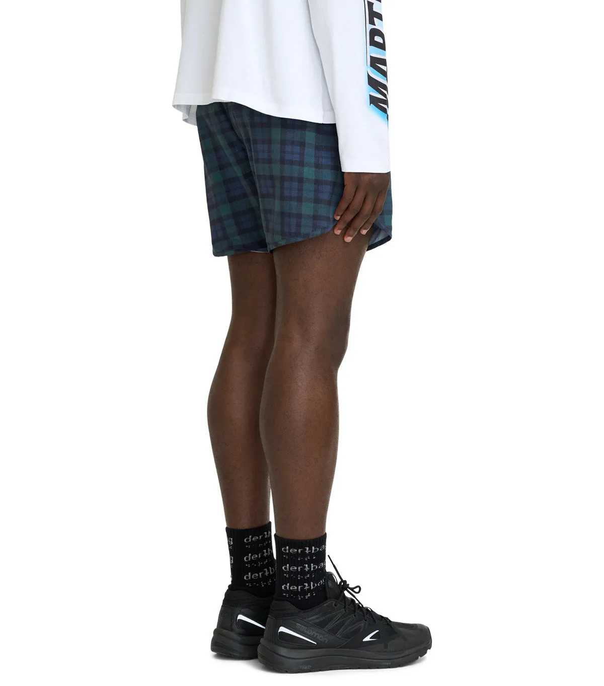 Martine Rose Tailored Gym Short Blue AbrasionResistantFabric Smooth Line