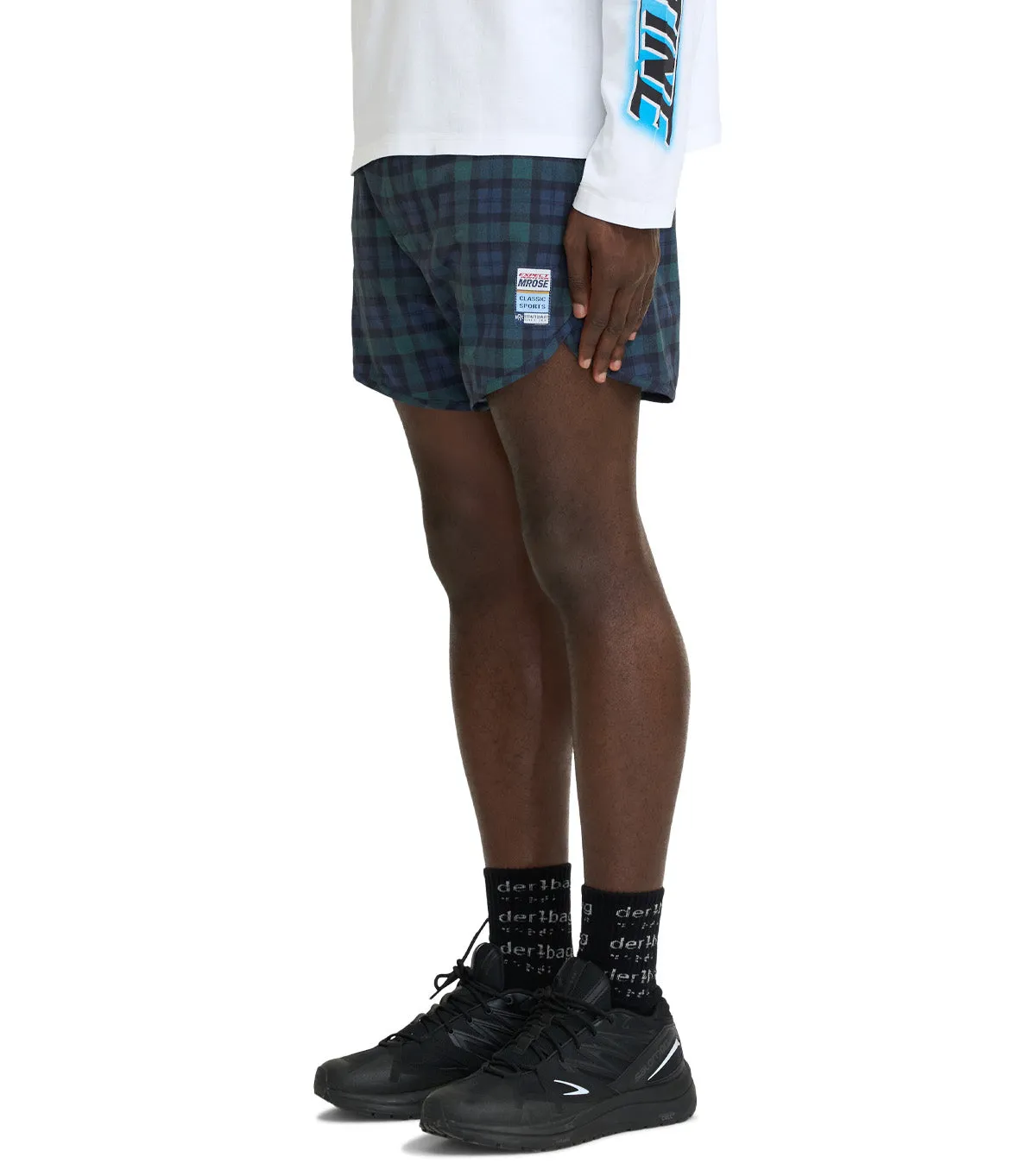 Move Fast Luxury Touch Martine Rose Tailored Gym Short Blue