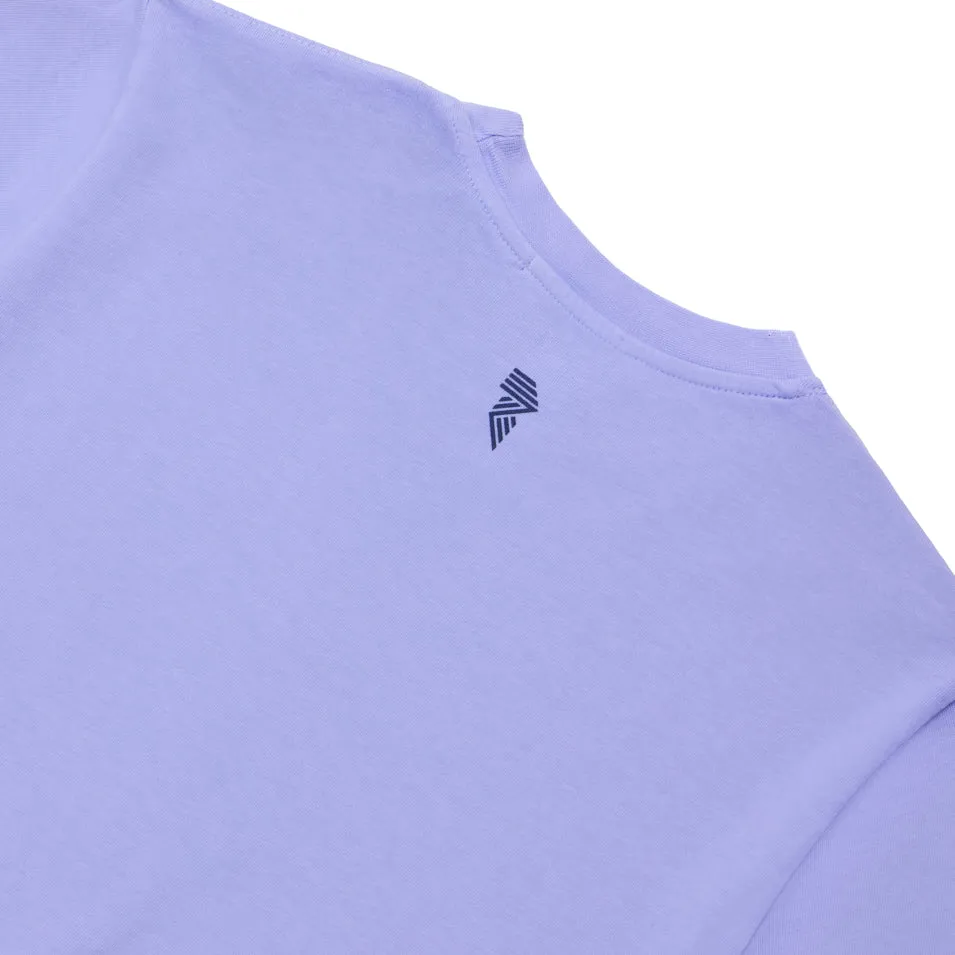 Leisure Casual LOGO CROP TEE BABY LAV