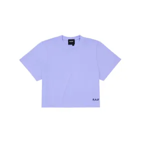 Anti microbial coating dry cleanable LOGO CROP TEE BABY LAV