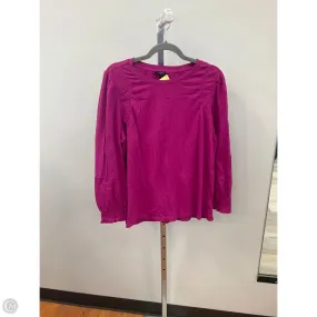 Top Long Sleeve By Talbots In Pink, Size: 1x VersatileCuff ComfortWaistband