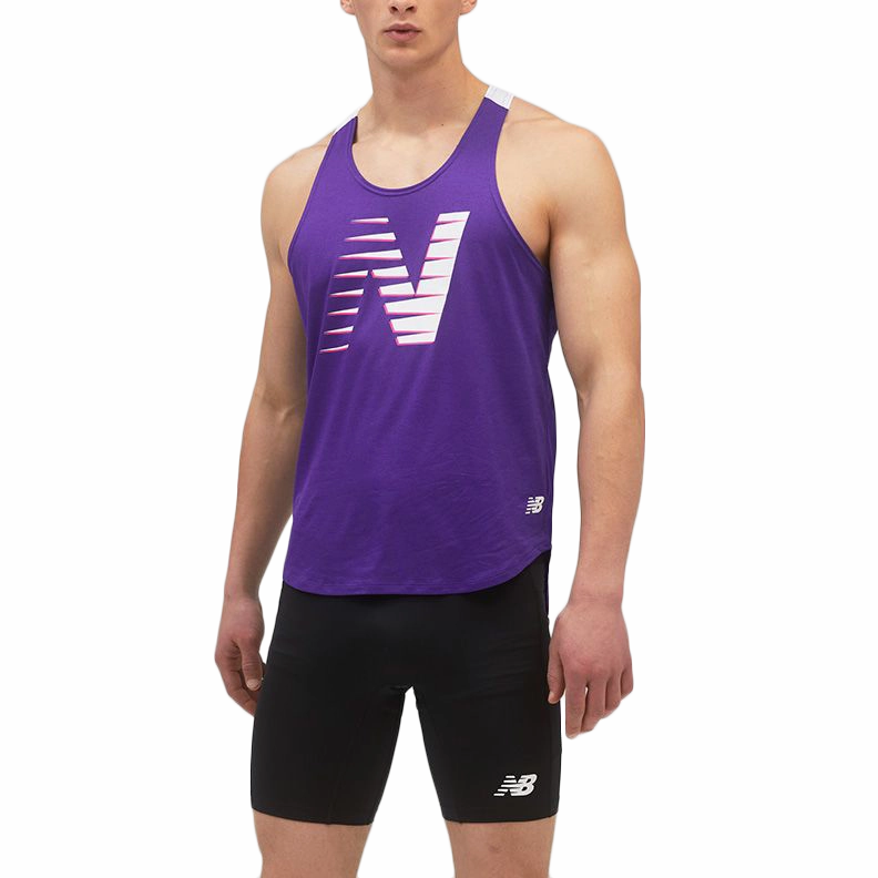 Men's Fast Flight Printed Singlet sedentary