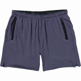 Versatile Piece AdjustableDrawstring Men's Yogger Stretch Shorts 17"
