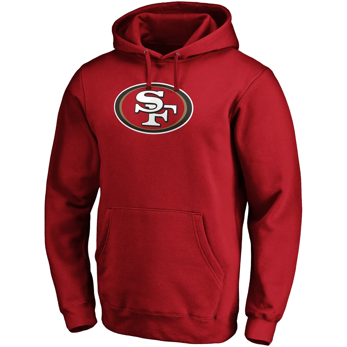 Men's 49ers Primary Logo Fitted Pullover Hoodie Utility Mode