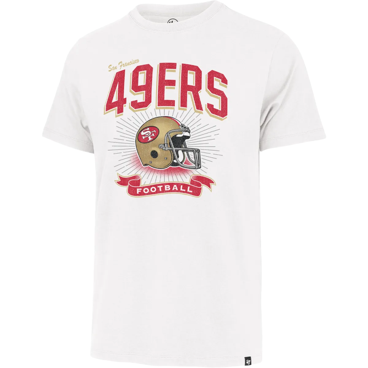 Men's 49ers Prime Play Franklin Tee Spanish Glow