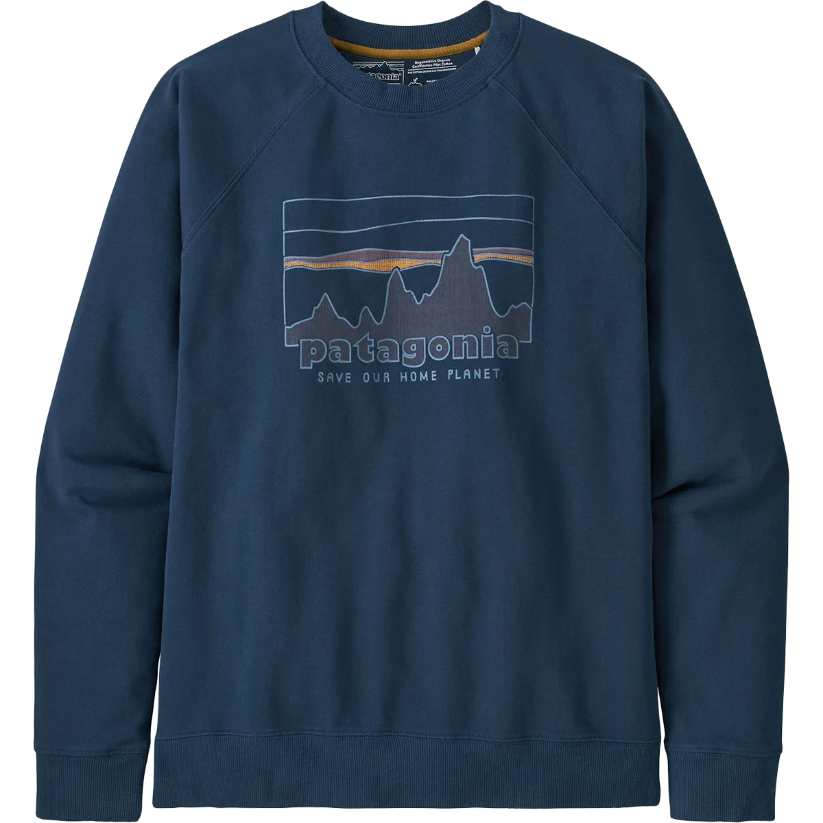 Smart Wear Korean Fresh Men's 73 Skyline Organic Cotton Crew Sweater