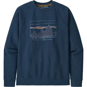 Men's 73 Skyline Organic Cotton Crew Sweater Trust Glow