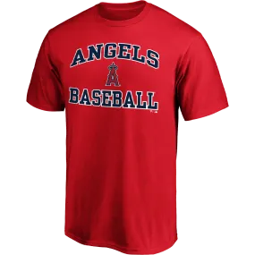 DoubleStitched Seams Men's Angels Cotton Heart and Soul Short Sleeve