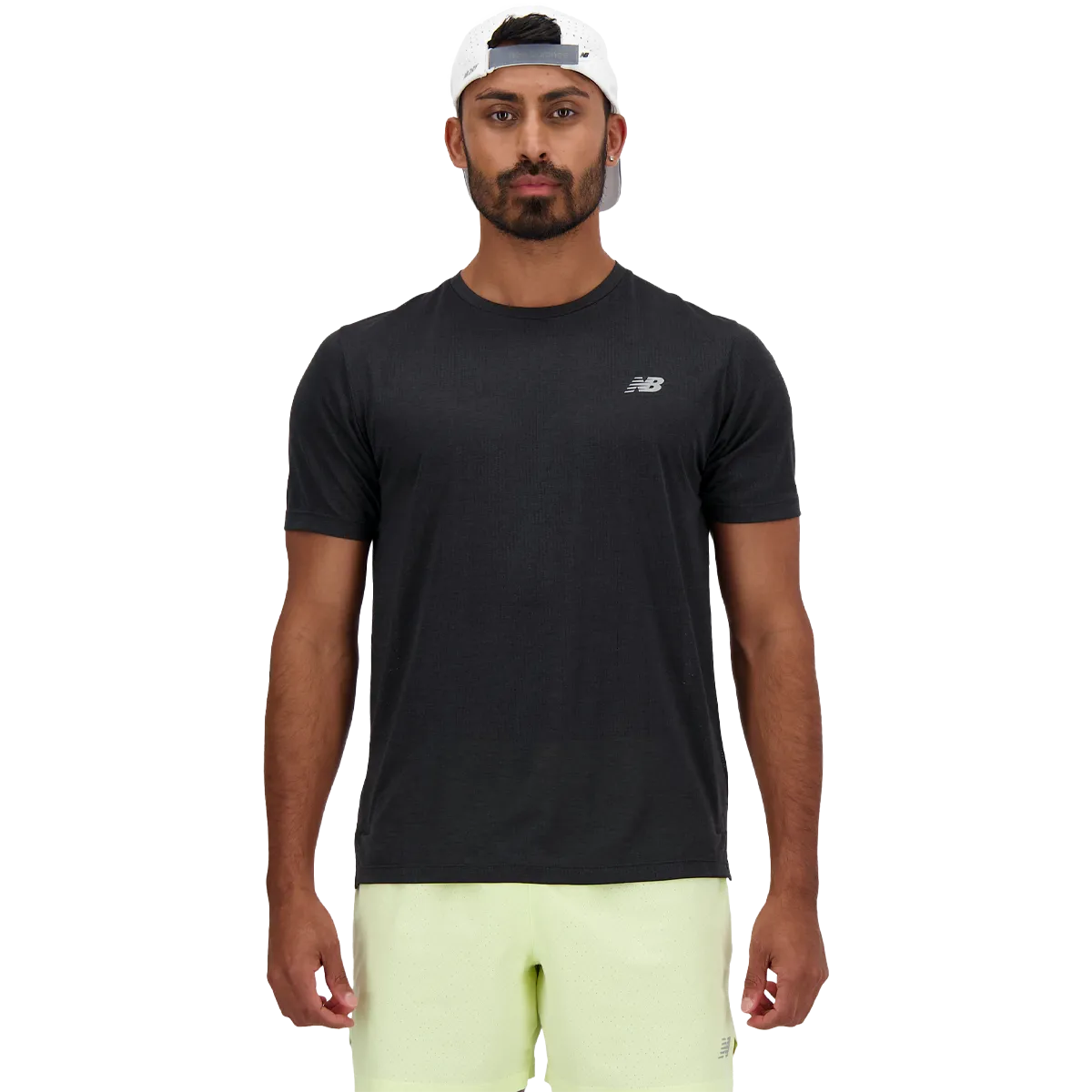 Men's Athletics Run T-Shirt Strong Denim Halo Glow