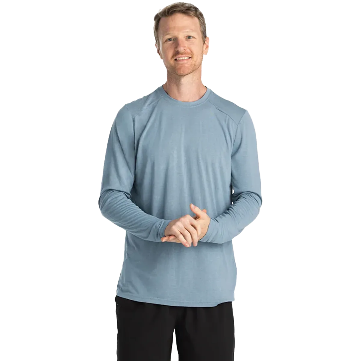 Men's Bamboo Lightweight Long Sleeve Mind Glow Adjustable Hem