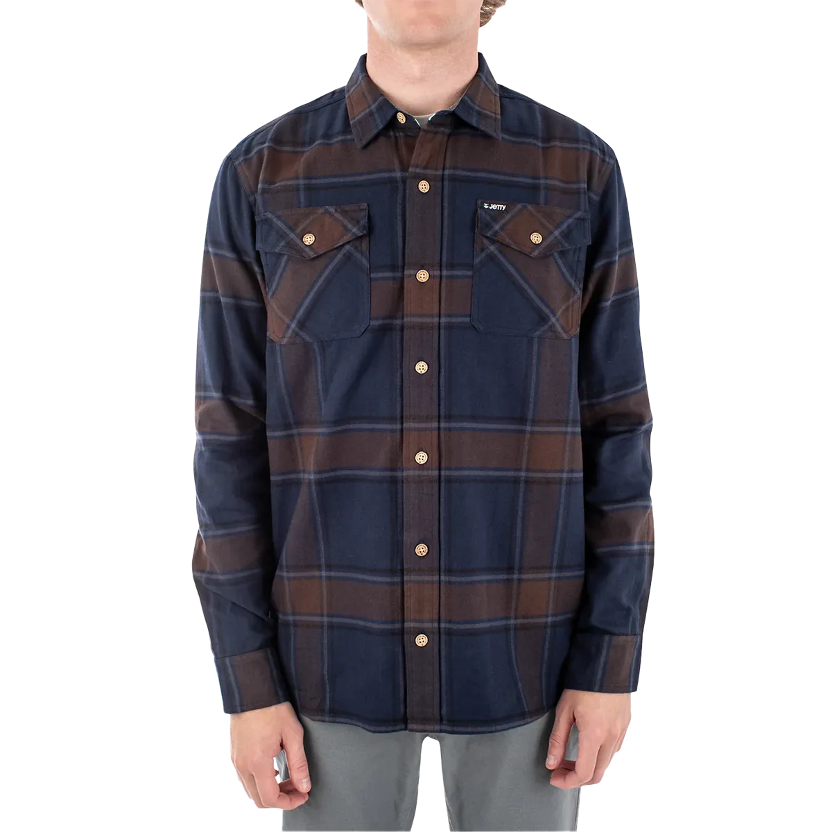 Men's Breaker Flannel Adjustable Straps ElasticCuffDesign