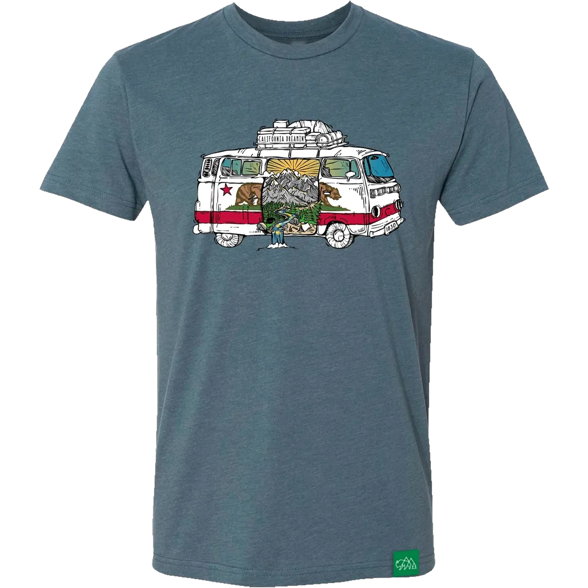 WearResistantHem Saga Vibe Men's California Road Trip Tee