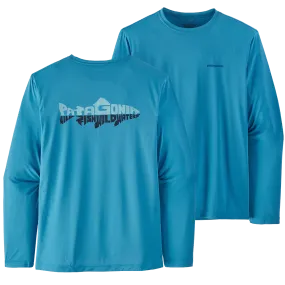 Street Glow MultiPanelCut Men's Capilene Cool Daily Fish Graphic Long Sleeve