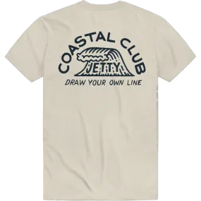 Men's Coastal Club Tee Quiet Luxury SlipResistantWaistband